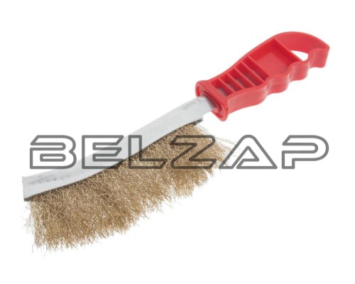Щетка металлическая ручная железный корпус, пластиковая ручка, КЩМ240, ТОП АВТО, арт. КЩМ240
